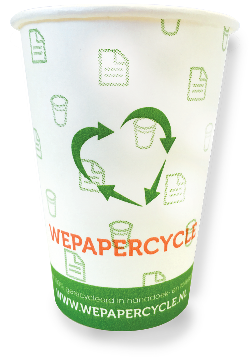 WEPAPERCYCLE duurzame koffiebeker